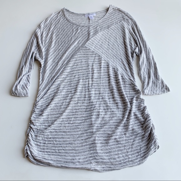 Motherhood Maternity Striped Lightweight Sweater 1 - Picture 1 of 5